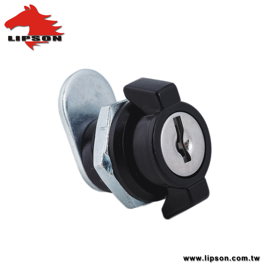 LM-815-3B Electrical Panel Medical Cabinets Zinc Alloy Black Coat Fixed Grip Plastic Wing Knob Cam Latch