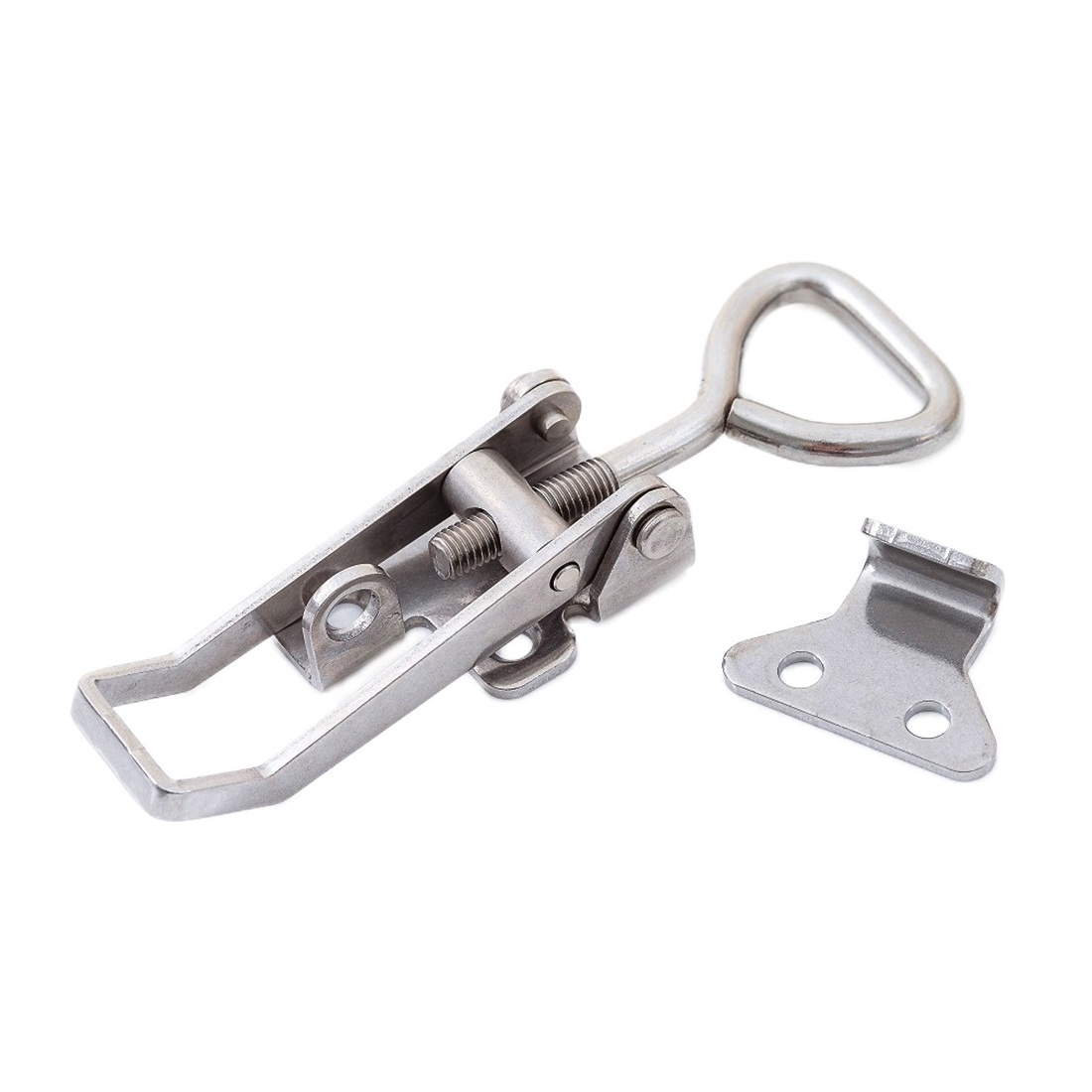 TS-280-ST Adjustable Tool Box Cabinet Steel Lock Hasp Clamp Locking Draw Over Center Toggle Latch