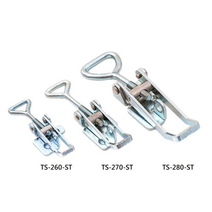 TS-280-ST Adjustable Tool Box Cabinet Steel Lock Hasp Clamp Locking Draw Over Center Toggle Latch