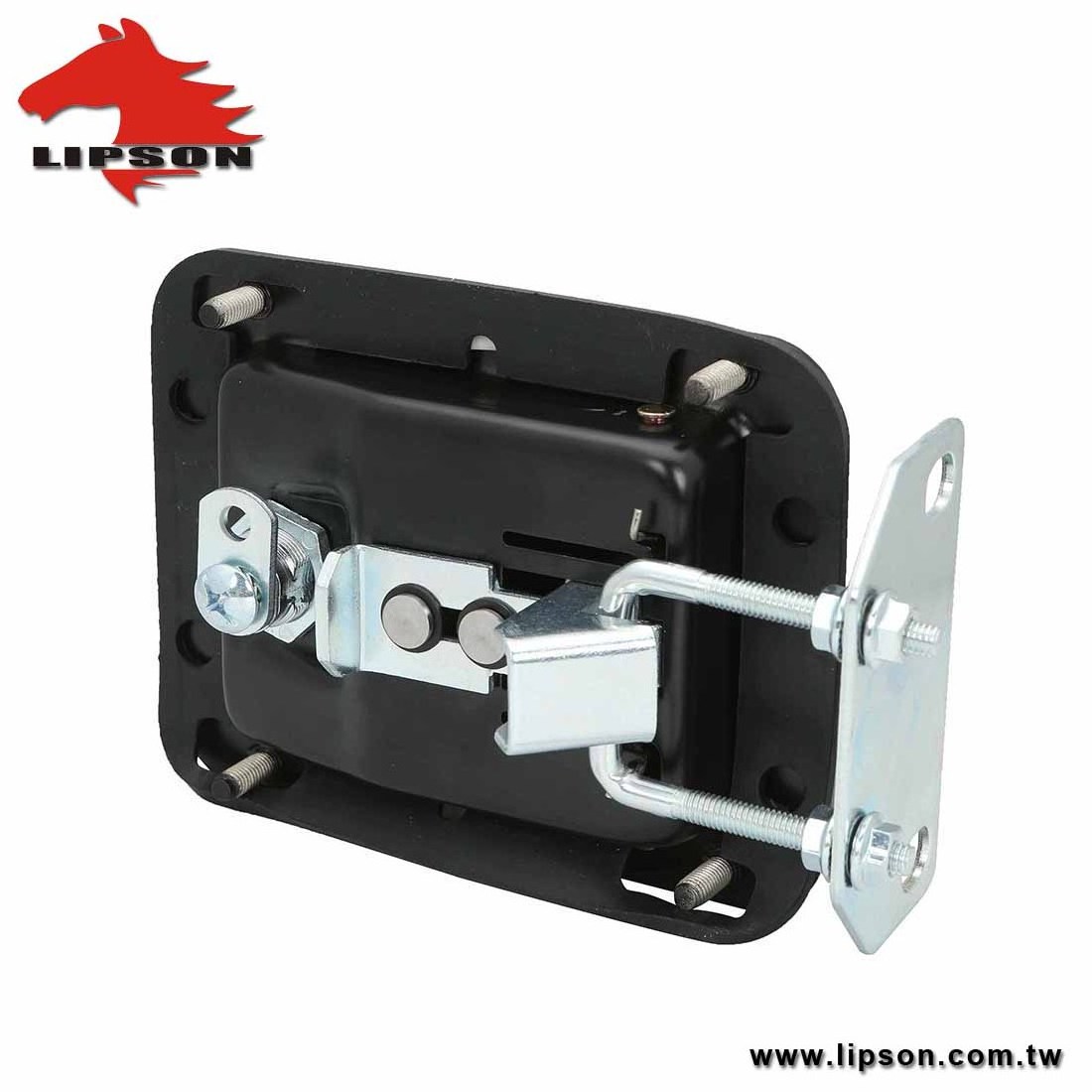 LM-866-5 Tool Box Handle Door Truck Metal Latch Sliding Refrigerator Flush Paddle Toolbox Recessed Lock