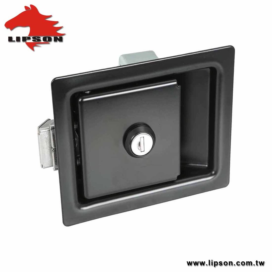 LM-325 Canopy Door Lock Slam Latch Push to Close Handle Rear For-truck Body Rv Flush Generator Toolbox Paddle Panel Cabinet Lock