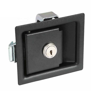 LM-318 Canopy Door Lock Slam Latch Push to Close Handle Rear For-truck Body Rv Flush Generator Toolbox Paddle Panel Cabinet Lock