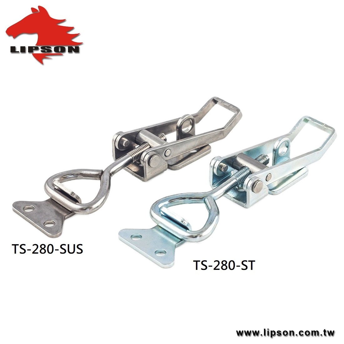 TS-280-ST Tool Box Adjustable Toggle Clamp Lock Over Center Compression Southco Steel Cabinet Padlock Catch Pull Door Latch