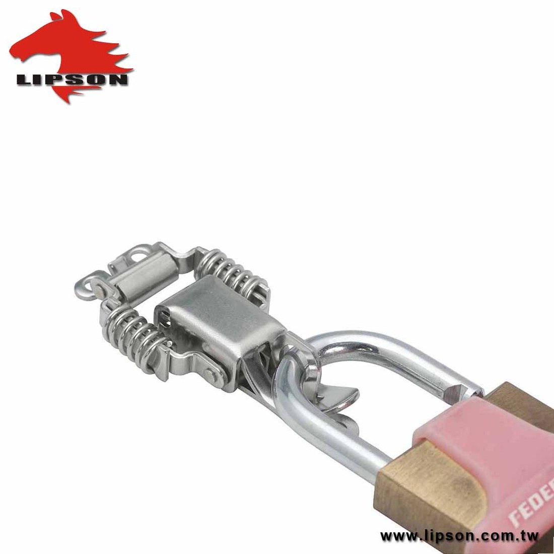 TSL-3071 Padlockable Compression Clamp Locking Case Over Center Clip Stainless Steel Spring Loaded Door Tension Toggle Latch