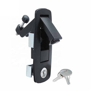 LM-718 Industrial Swing Handle Waterproof Push Button Lock Southco Plane Box Compression Cam Latch Electrical Panel Door Lock