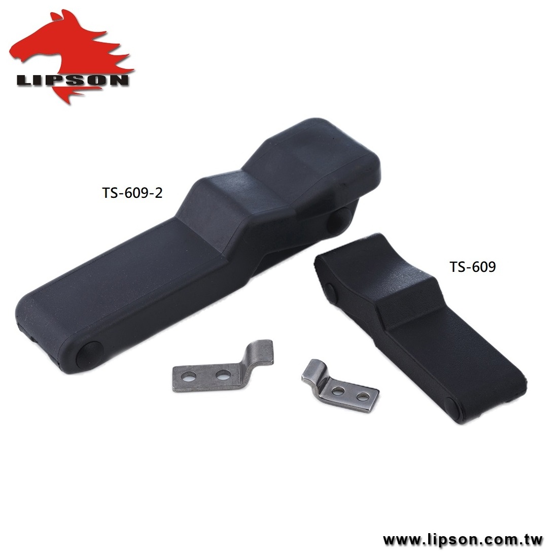 TS-609 Industrial and Machinery Rubber Cabinet Latch  with Stainless Concealed Keeper