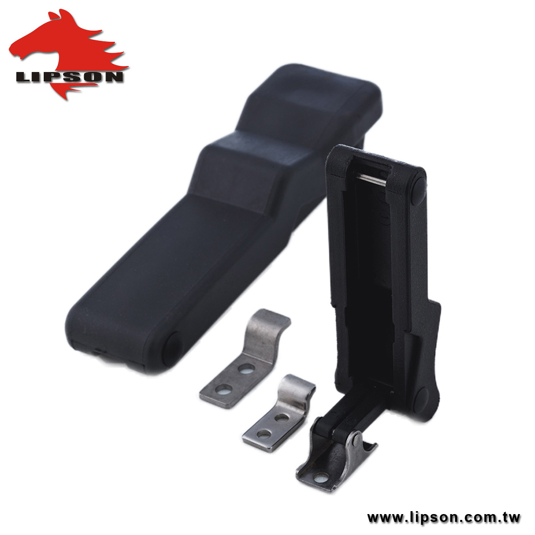 TS-609 Industrial and Machinery Rubber Cabinet Latch  with Stainless Concealed Keeper