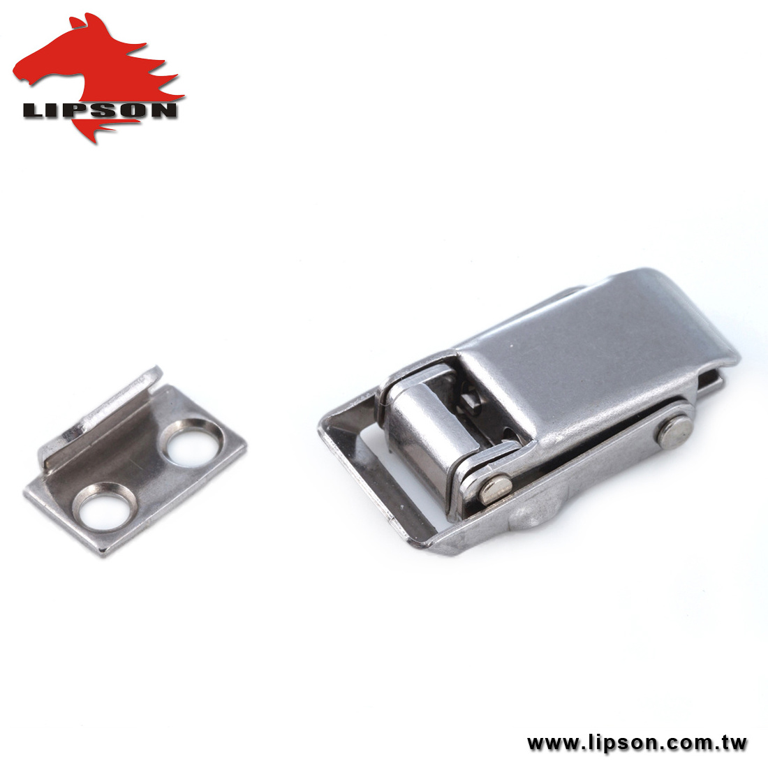 TS-163-7 Made in Taiwan Spring Loaded Cilp Clasp Stainless Steel Toggle Latch Mini Adjustable Drawl Latch