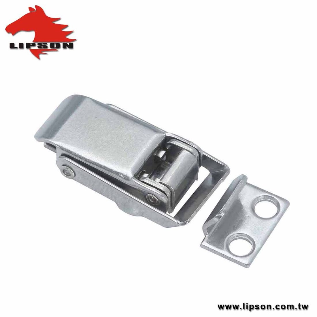 TS-163-7 Made in Taiwan Spring Loaded Cilp Clasp Stainless Steel Toggle Latch Mini Adjustable Drawl Latch