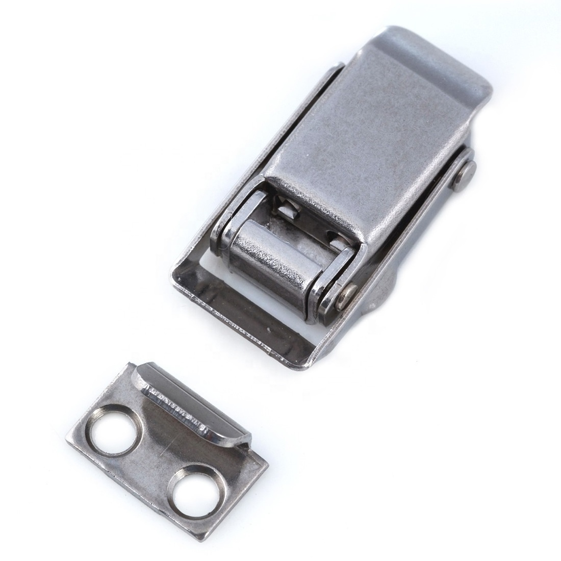 TS-163-7 Made in Taiwan Spring Loaded Cilp Clasp Stainless Steel Toggle Latch Mini Adjustable Drawl Latch