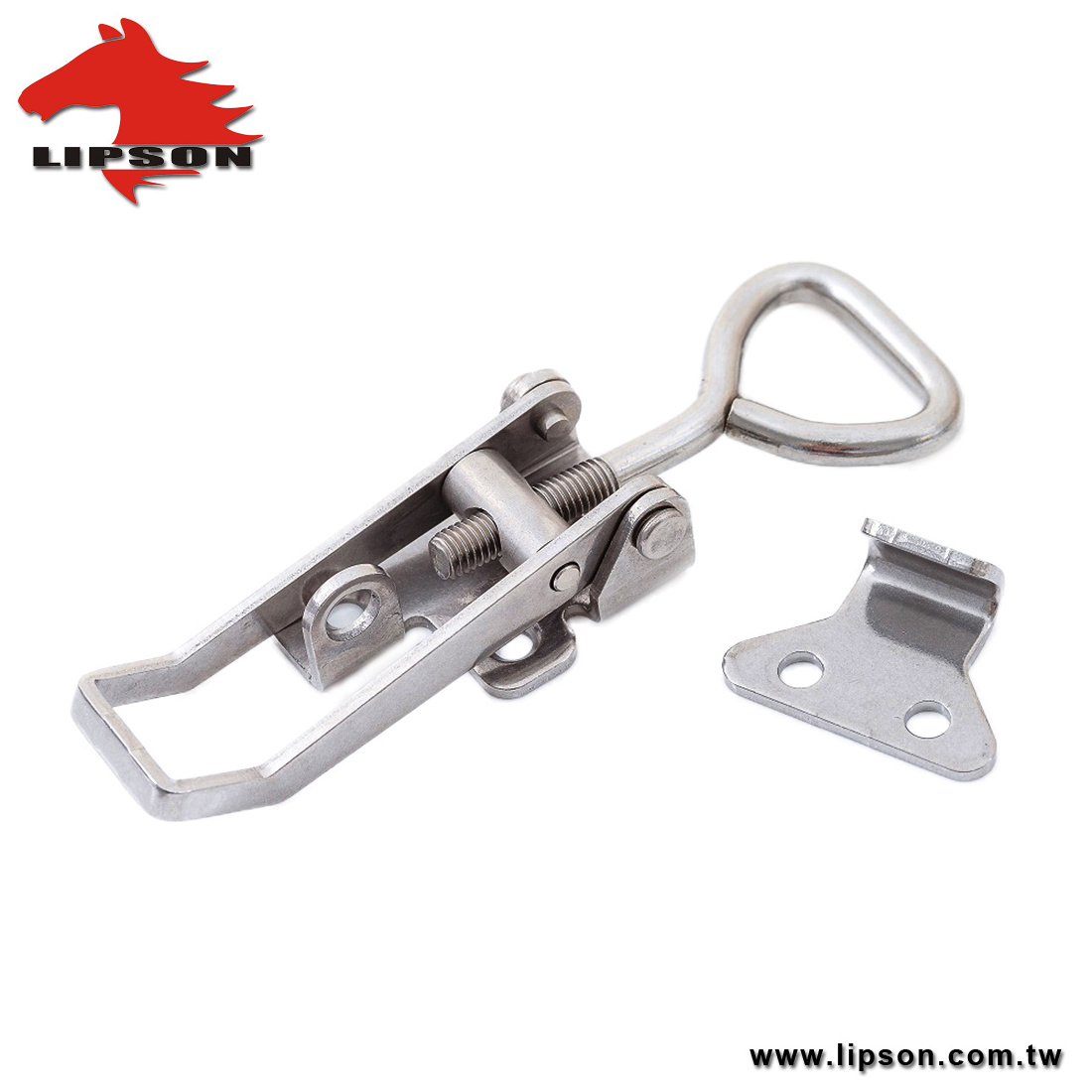 TS-280-SUS Adjustable Delivery Case Hasp Clamp Locking Draw Over Center Stainless Steel Hasp Lock