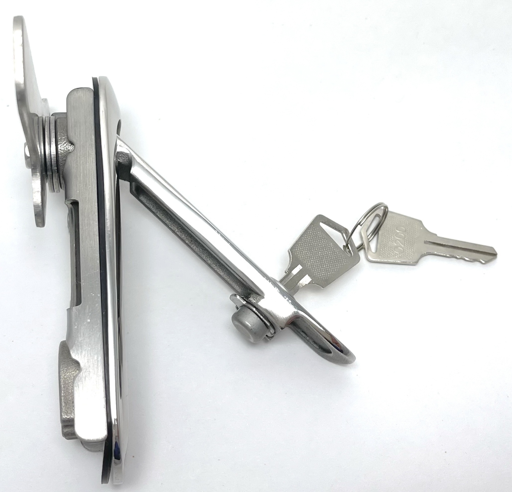 LM-8433-SS Stainless steel 316 Swing handle Lift and Turn Metal Cabinet Lock Key Locking Sealed Cam Latch