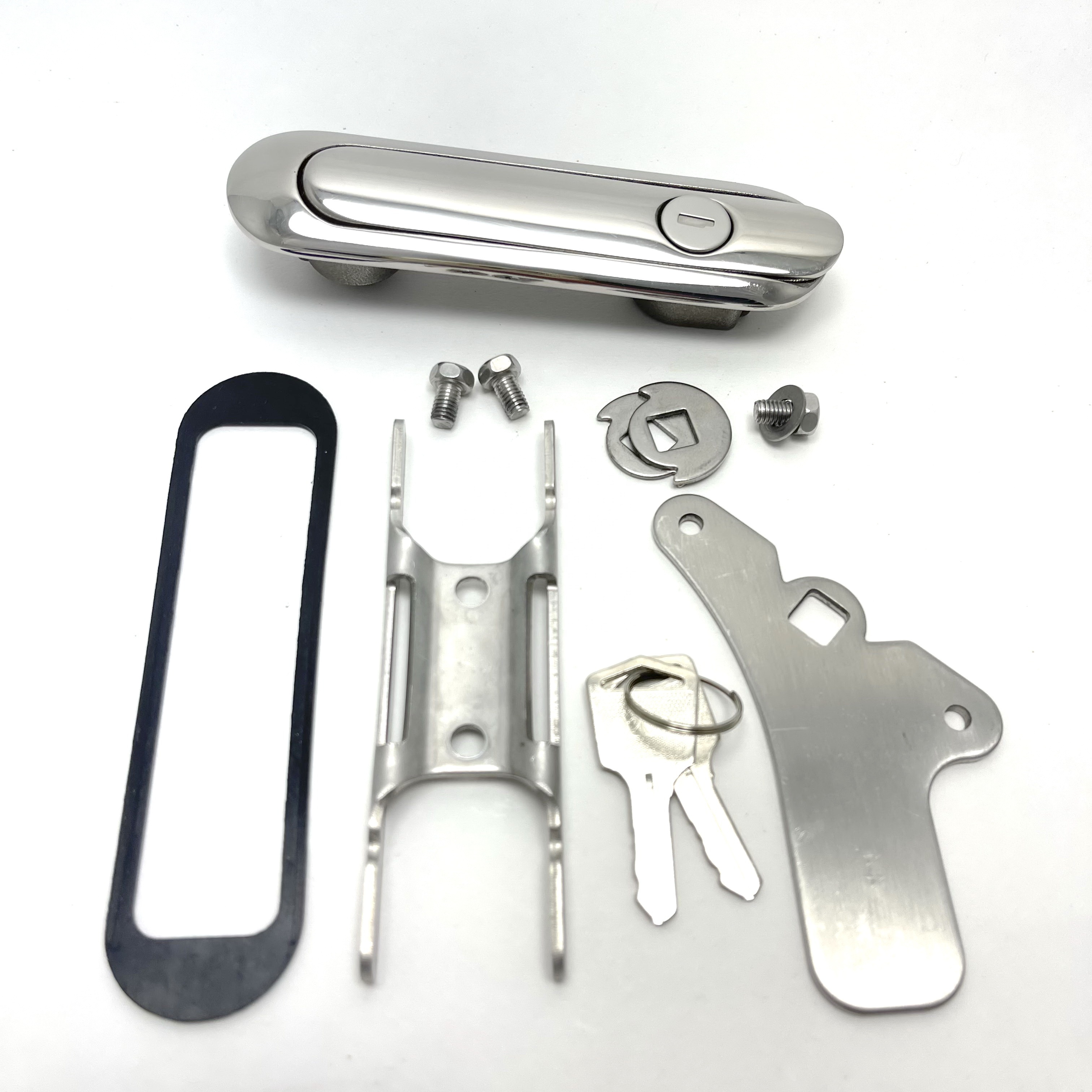 LM-8433-SS Stainless steel 316 Swing handle Lift and Turn Metal Cabinet Lock Key Locking Sealed Cam Latch