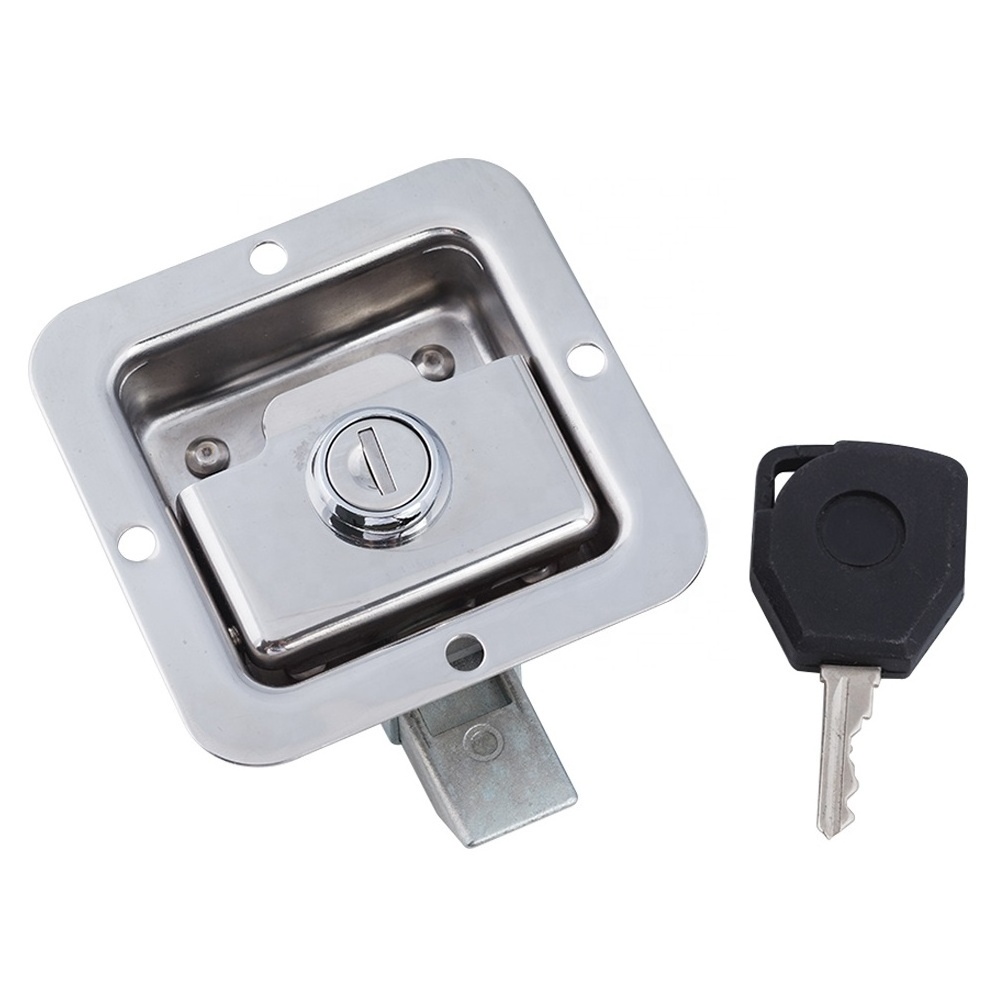 LM-866-28 Handle Us General Tool Box Door Latch Stainless Steel Truck Flush Paddle Recessed Lock