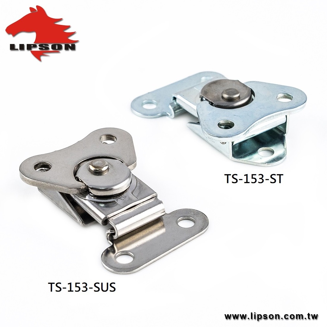 TS-153-SUS Stainless Steel Spring Loaded Recessed Crate Flight case Hardware Accessories Butterfly Latch