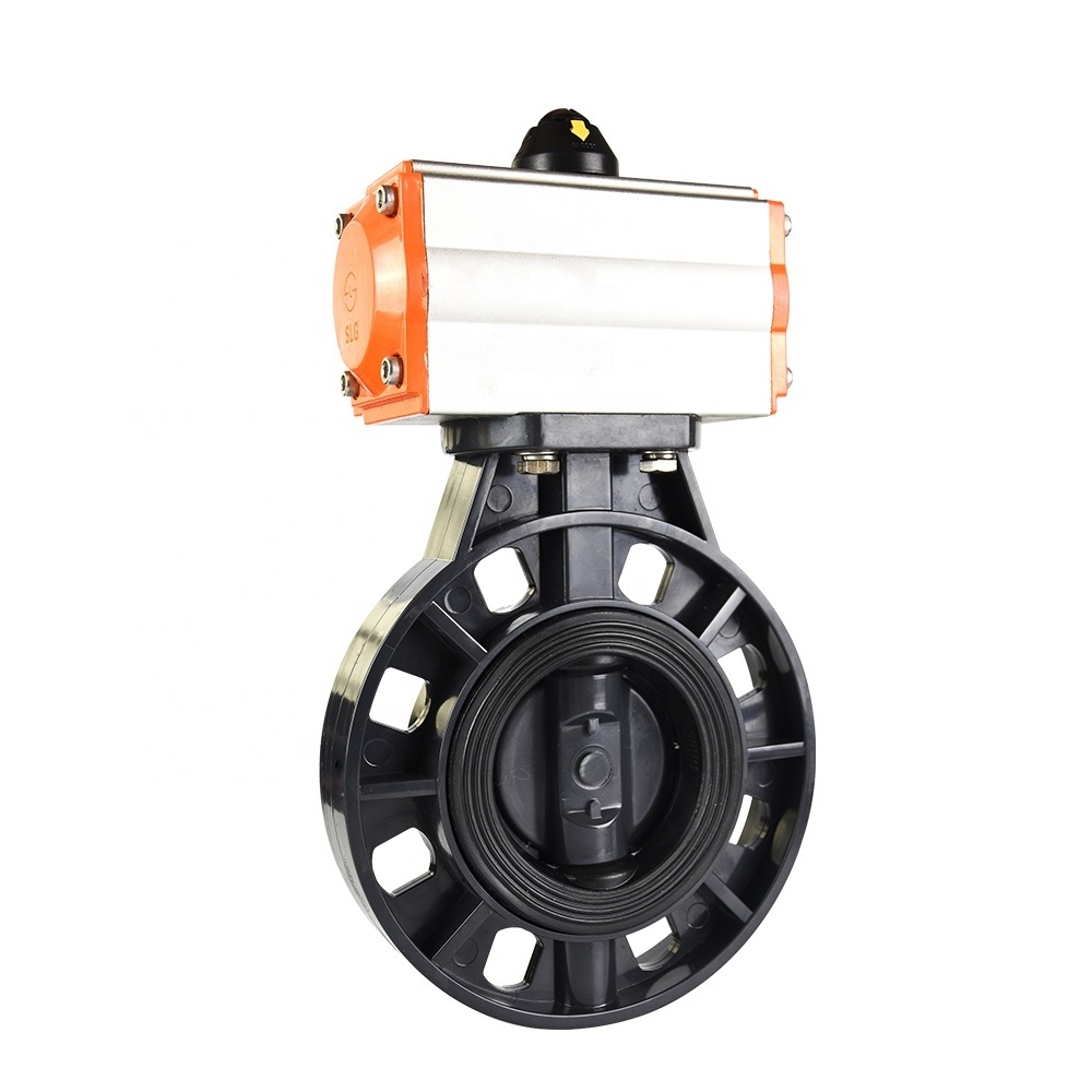 Best price CPVC valve core 6 inch electric actuator butterfly valve