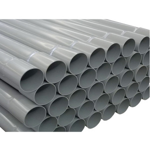 Large Diameter Grey and White Color PVC Water Pipe