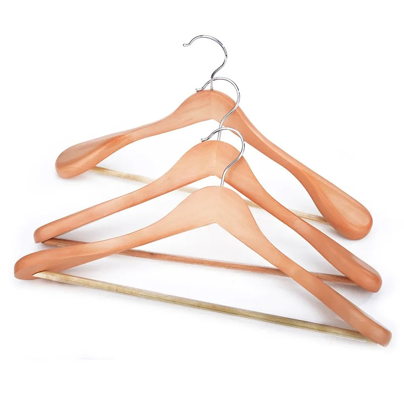 Wholesale High Quality Wooden Pole Underwear Coat Hanger For Hanging Clothes