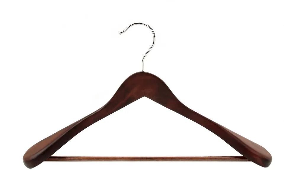 Wholesale High Quality Wooden Pole Underwear Coat Hanger For Hanging Clothes