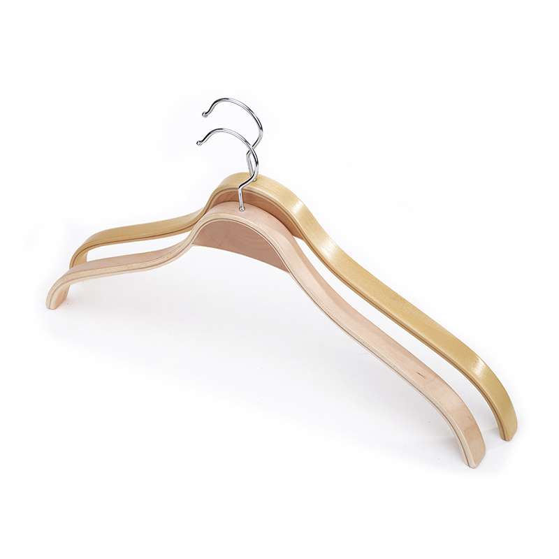 Wholesale Manufacturer direct sale Laminated Wooden Hanger space saving clothes hanger