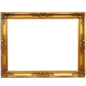 Solid Wood Oil Painting Frame Photography Props Decorative Frame Ancient Carved Floor Mirror Frame