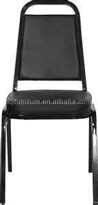 South America Style Black Stacking Rental Iron Banquet Dining Chair