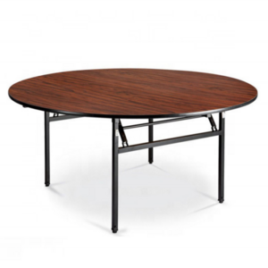 Hot sale folding round banquet table with laminate table top