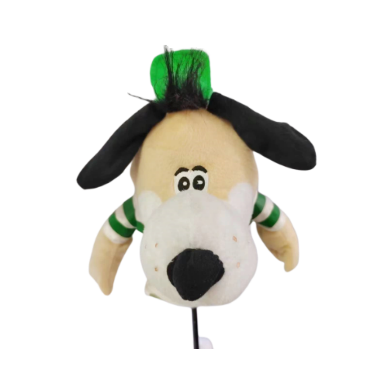 New arrival lovely cute plush stuffed big mouth dog toy golf head driver cover