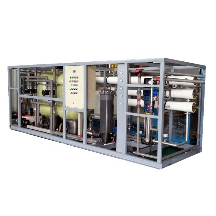 3000LPH Double Pass RO EDI DI Water Treatment Machines for Deionized water application