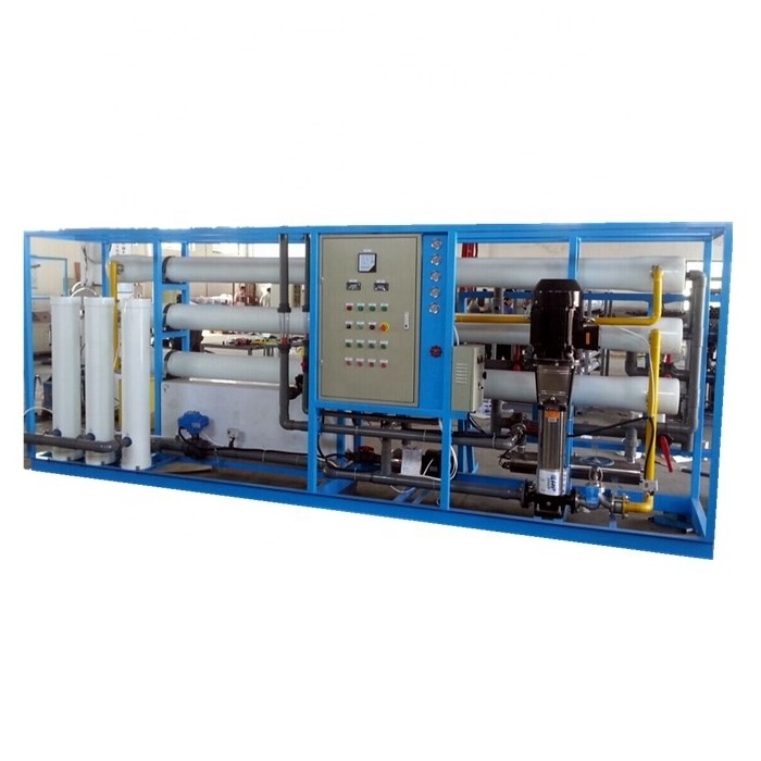 Frequency Conversion Medium to Large BWRO Ro water purification lake dam water treatment machines filter systems