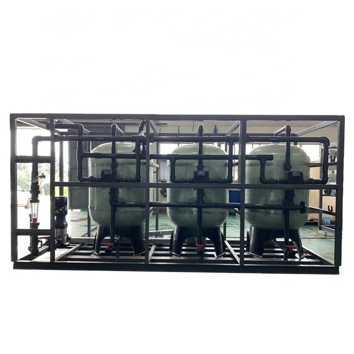 Frequency Conversion Medium to Large BWRO Ro water purification lake dam water treatment machines filter systems