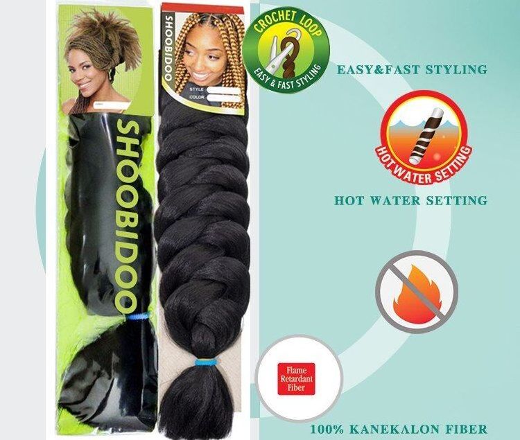 Synthetic ombre  Braiding Hair Jumbo Braiding Hair pre-stretched  ombre braiding hair extensions for black women