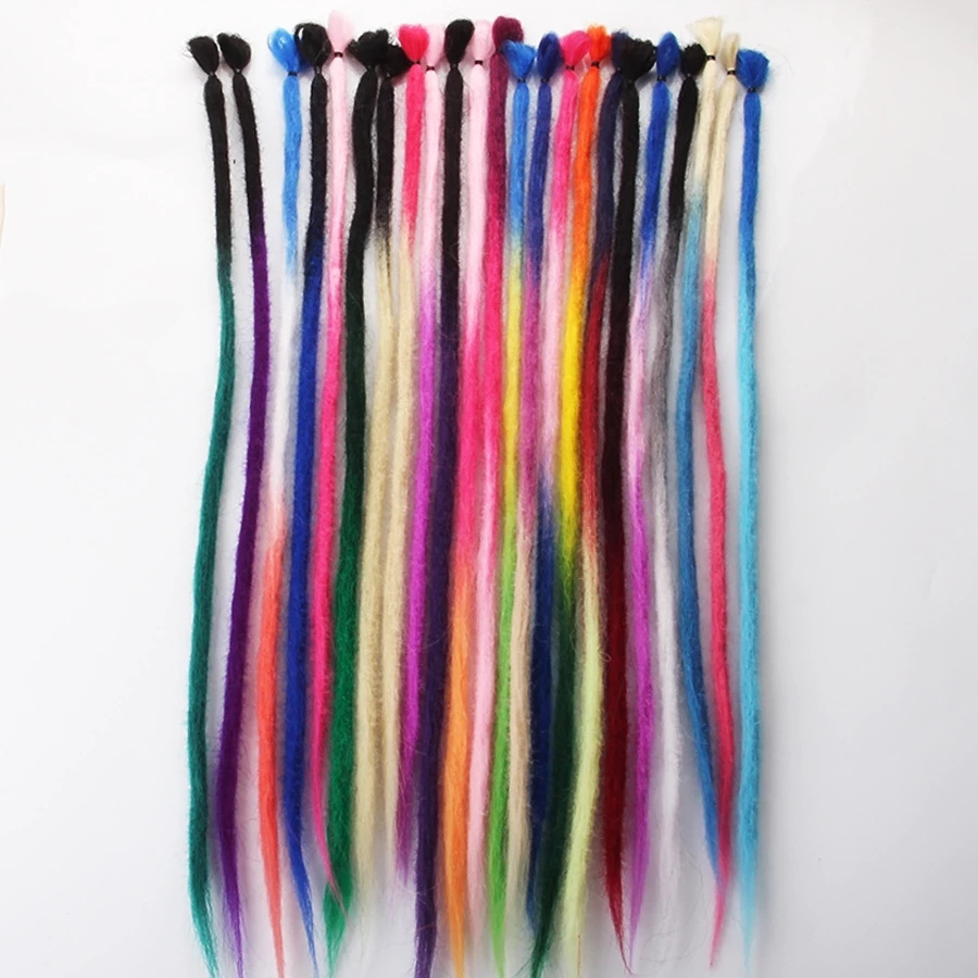 Factory price cheap extensions for black hair products real artificial making machine double ended long dreadlock  for men