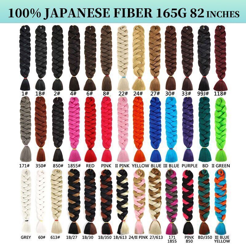 Synthetic ombre  Braiding Hair Jumbo Braiding Hair pre-stretched  ombre braiding hair extensions for black women