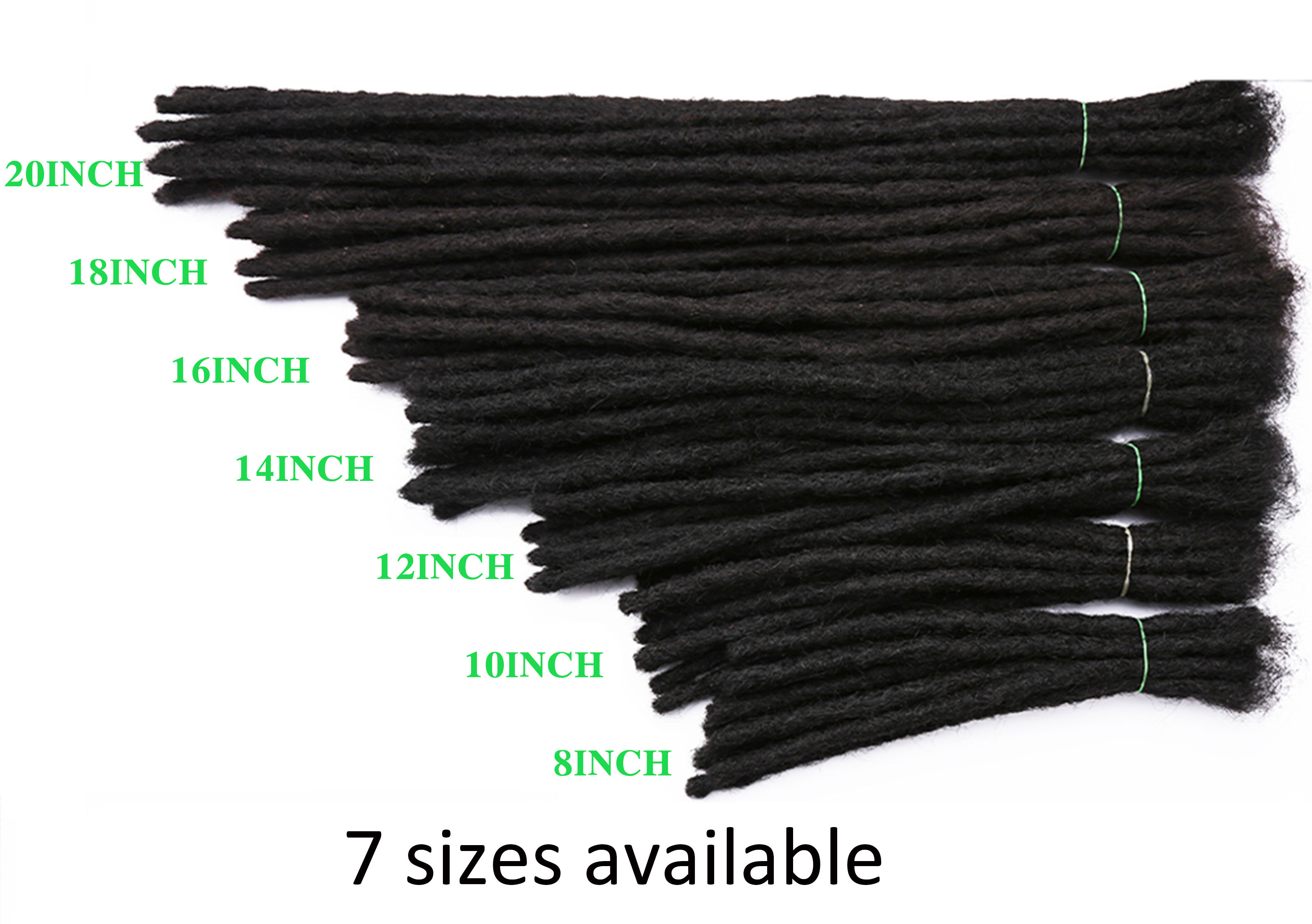 Drop shipping 100% soft natural afro kinky human hair dreadlock extension permanent loc extension human hair crochet dreadlock