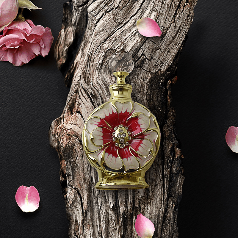 Wholesale Vintage Custom Design Personalised Dubai Attar Perfume Oil Bottle 50ml Manufacturer Empty Sphere Cap Bottle of Perfume