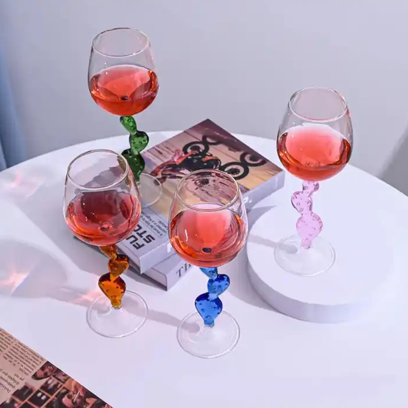 high borosilicate wine decanter high quality glass wine cup luxury clear crystal red wine glasses gift cup goblet