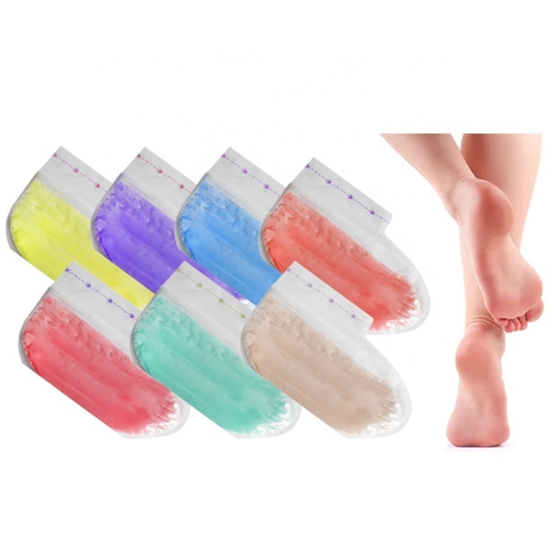 Wholesale Natural Lavender Paraffin Beauty Wax Candles Foot Mask Generic Moisturizing Paraffin Wax Gloves And Sock