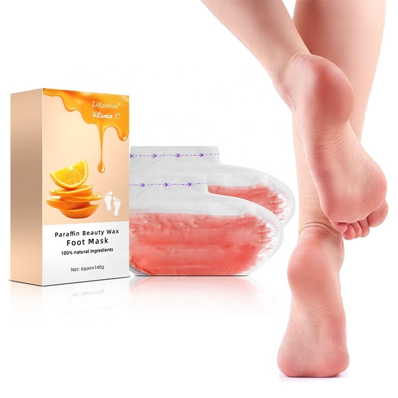 Wholesale Natural Lavender Paraffin Beauty Wax Candles Foot Mask Generic Moisturizing Paraffin Wax Gloves And Sock