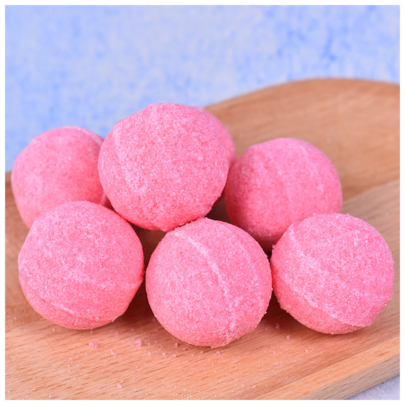 Wholesale Strawberry Whitening Candy Body Scrub Ball