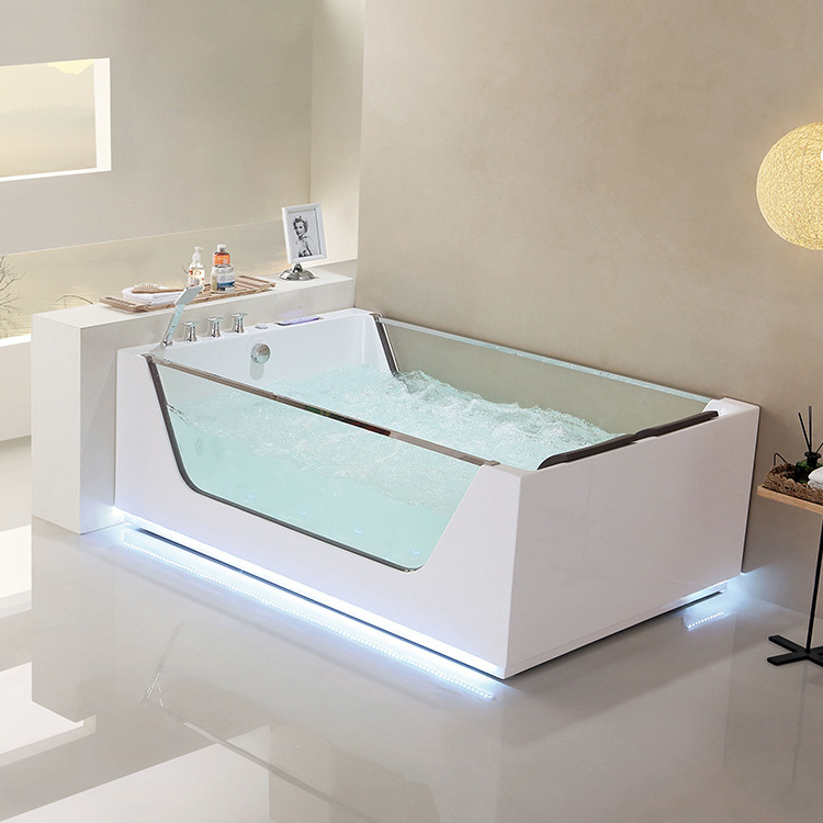 New Luxury Acrylic 2 Person Whirlpool Massage Jetted Spa Fiberglass Hot Bath Tubs Bathtubs For Baturoom