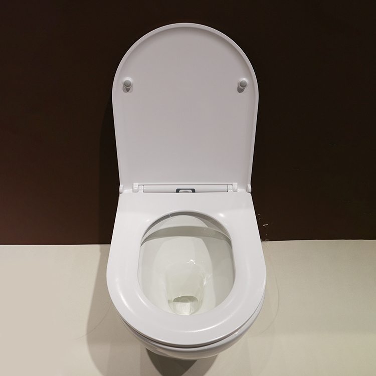 Ceramic Wall Hung Toilet With Hidden Water Tank Sanitario Water Closet Wall Hung P Trap Mounted Toilet Bowl