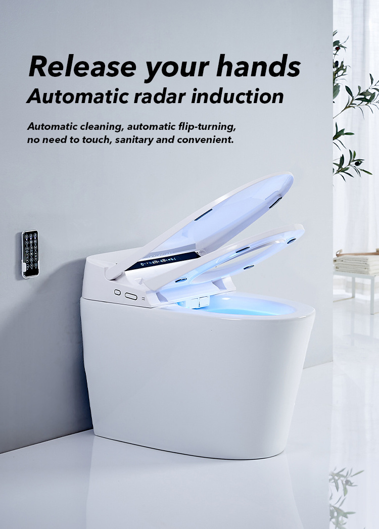 Smart Intelligent Toilet Smart Bidet Wc Toilet For Bathroom Automatic ...