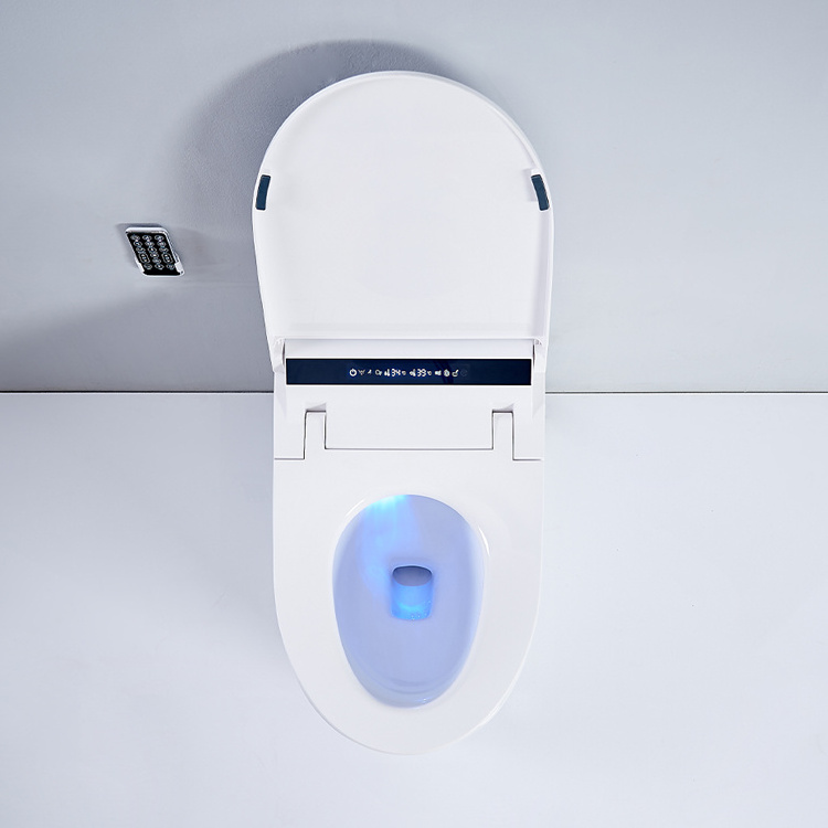 Smart Intelligent Toilet Smart Bidet Wc Toilet For Bathroom Automatic Deodorization Smart Toilet With Remote Control