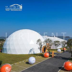 Outdoor Large Geodesic Dome Projection Ball Screen Tent for Movie Theater