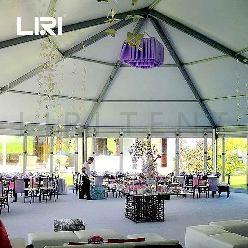 10x10 Large Aluminum Hexagon Dome Frame Canopy Multi-side Tent for Events