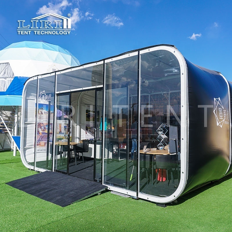 Luxury Modular Box Capsule Cube Hotel Glamping Tent for Stores