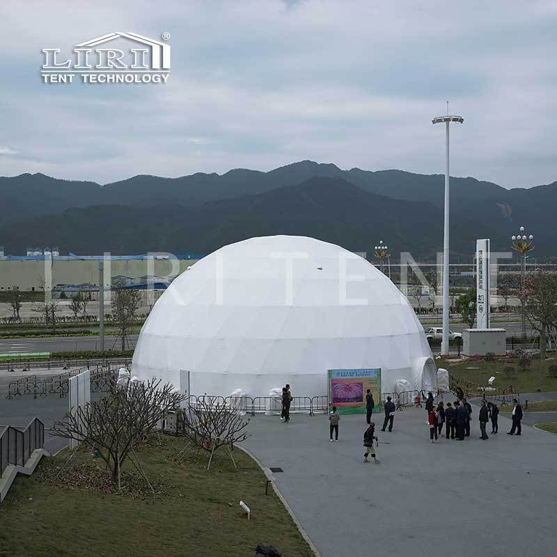 Outdoor Large Geodesic Dome Projection Ball Screen Tent for Movie Theater