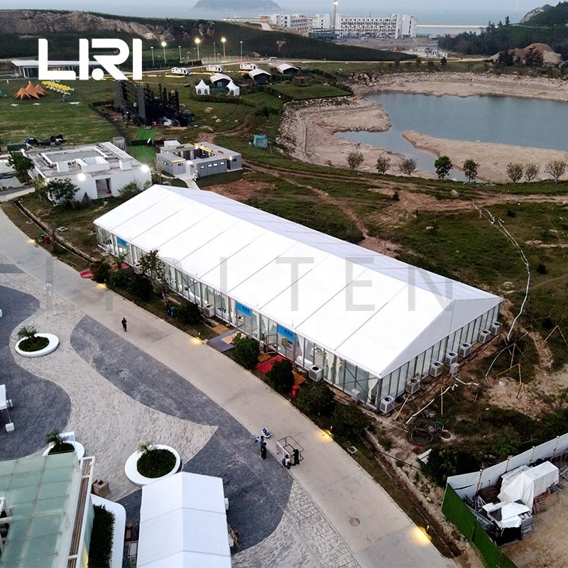 Liri Tent Luxury Wedding Party House Tent 10x15m Marquee with Glass Walls