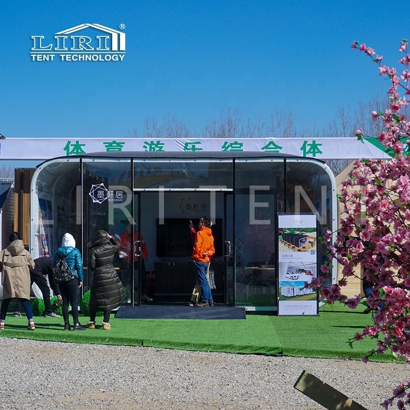 Luxury Modular Box Capsule Cube Hotel Glamping Tent for Stores